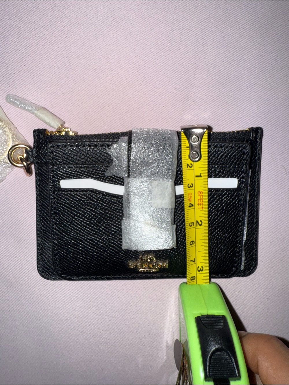 COACH Black Leather Card Holder - Picture 6 of 6